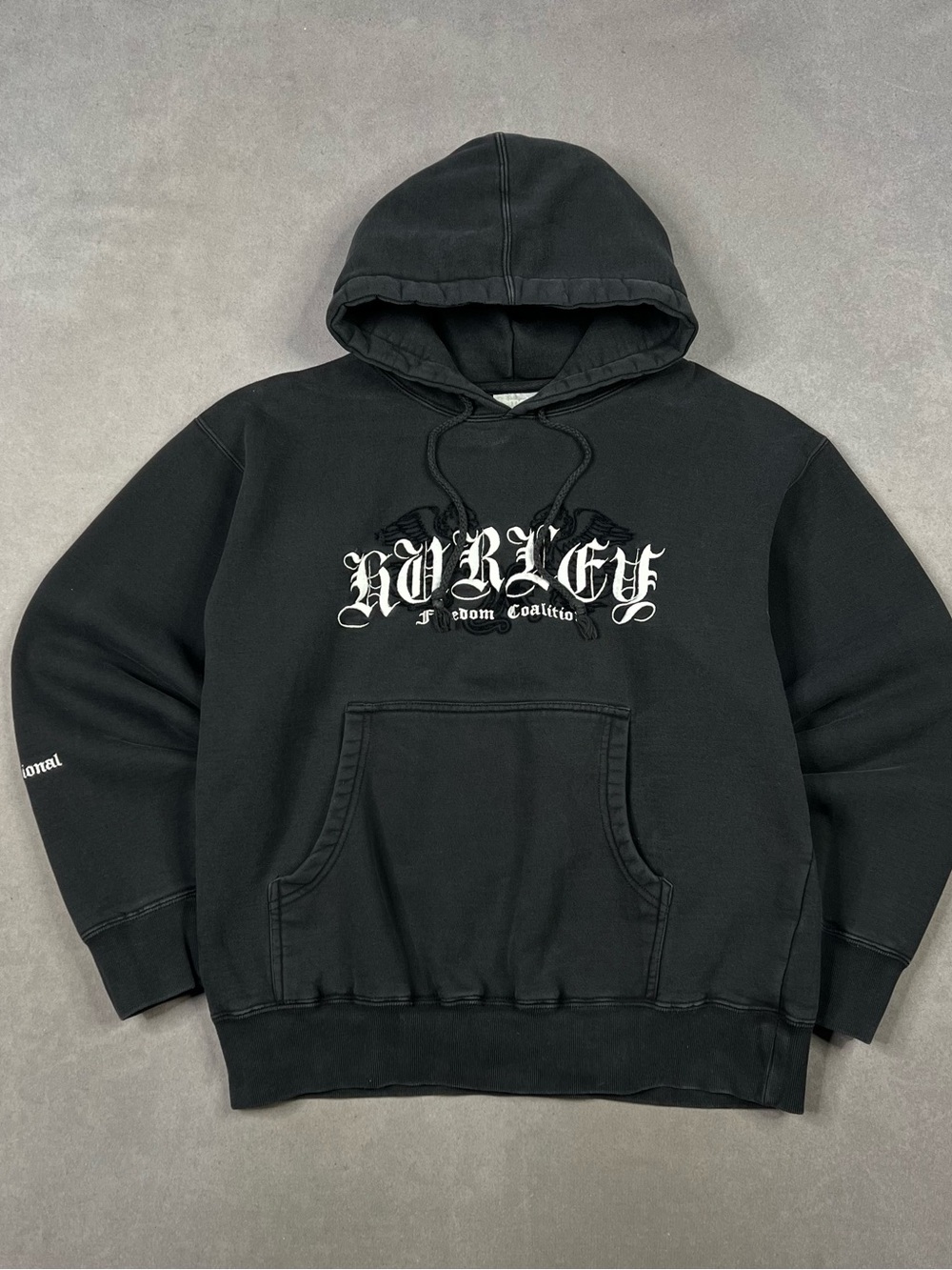 Hurley Black Graphic Pullover Hoodie